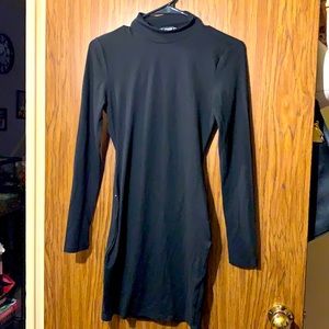 Brand new never worn black long sleeve dress